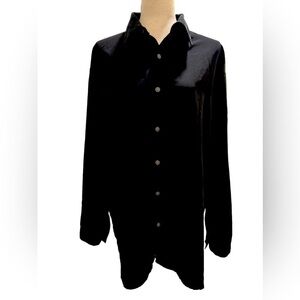 Vintage Donaldo Western Wear Black Tunic / Dress. Large